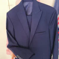 کت و شلوار رنگ سورمه ای سایز ۴۰