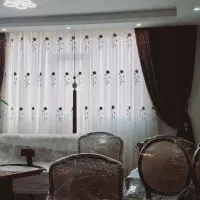 پرده پذیرایی عرض ۳ونیم طول ۲۸۰|پرده، رانر، رومیزی|قائمشهر, |دیوار