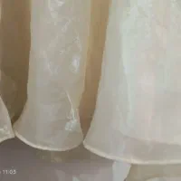 دامن ماکسی بلند حریر ترک  با شال ست سایز ۴۶ تا ۵۰