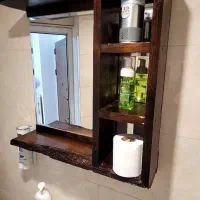 آئینه روشویی روستیک|لوازم سرویس بهداشتی|کرمانشاه, |دیوار