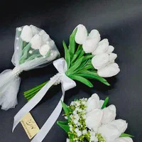 دسته گل عروس ارکیده|گل مصنوعی|مشهد, شهید مطهری|دیوار