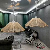 لوستر رافیا در طرح های مختلف