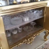 آیینه کنسول ورق طلا|بوفه، ویترین، کنسول|تهران, آسمان|دیوار