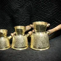 قهوه جوش طرح طاووس جنس برنجی