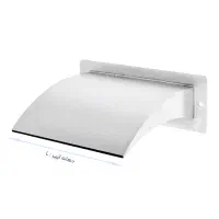 انواع نازل پرده اب دیواری ابنما تمام استیل در یزد