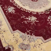 یک جفت فرش 12 متری زرشکی