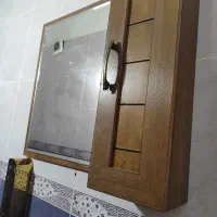 روشویی با سنگ و آینه و باکس