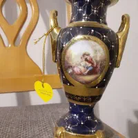 گلدان طرح سورمه ای قدیمی