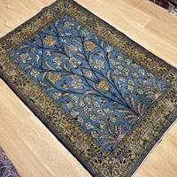 قالیچه انتیک شهرضا رنگ‌ ابی|فرش|تهران, سلسبیل جنوبی|دیوار