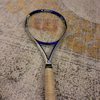 راکت تنیس رابینسون با راکت بدمینتون