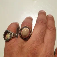 انگشتر۳پوست لامپی|جواهرات|رودهن, |دیوار