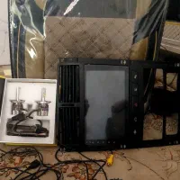 مانیتور و هدلایت و روکش صندلی