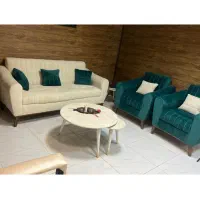 مبل نیم ست بسیار تمیز