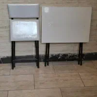میز تاشو + صندلی تاشو / کاربردی، کمجا و مقاوم|صندلی و نیمکت|تهران, استاد معین|دیوار