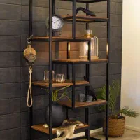 پارتیشن چوبی وکتابخانه بدنه فلزاستاتیک