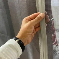 پرده آهنربای مغناطیسی  پلاستیکی (طلق)و تور