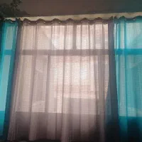 پرده دو در سه ونیم سه تیکه دو دست اماده