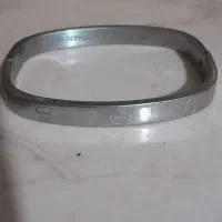 دستبند طلای سفید اصل..