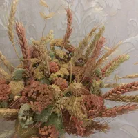 دسته گل فرمالیته عروس پاییزی