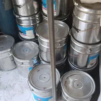 ۲۲ عدد رنگ ۲۰ کیلویی سرمه ای و زرد|عمده‌فروشی|فولادشهر, B7|دیوار