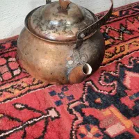 اتو بخار و کتری مسی