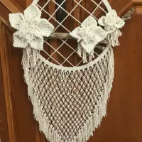 دیوارکوب مکرومه