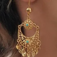 گوشواره مشابه طلا