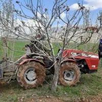 شخم باغ،گلخانه،زعفران کاری باتراکتور باغی