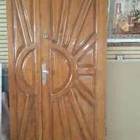 درب واحد تمام چوب