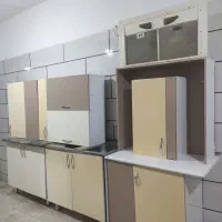 کابینت های گلاس با هود و سینک دست دو 6 متری|مصالح و تجهیزات ساختمان|همدان, |دیوار