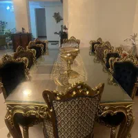 یک دست میز غذاخوری 10 نفره