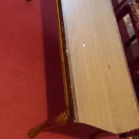 میز چوبی با رومیزی خودش  آلبوم عکس جارم سونی ولنجک|میز و صندلی غذاخوری|تهران, ولنجک|دیوار