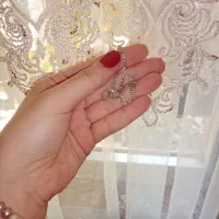 دستبند نقره گوشواره نقره پابند نقره 925