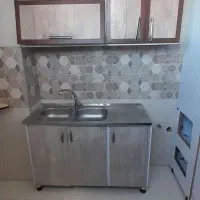 کابینت فلزی بهمراه سینک و شیر