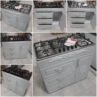 اجاق گاز ام دی اف جنرال M2 M3وM4سفید|اجاق گاز و لوازم برقی پخت‌وپز|پرند, |دیوار