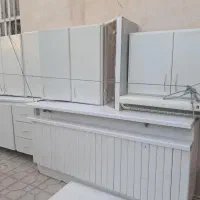 کابینت فلزی به همراه هودو اُپن سالم