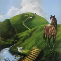 نقاشی اسب