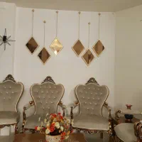 آینه لوزی mdf زنجیری|آینه|شیراز, زرهی|دیوار