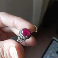 عقیق سنگ رکاب هم نقره