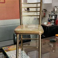 صندلی و نیمکت مهسا فلزی میز (طلایی )( نیکل )|صندلی و نیمکت|مشهد, خواجه ربیع|دیوار