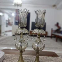 دو عدد لاله شامپاینی ارتفاع50سانت|لوستر و چراغ آویز|فردیس, شهرک ۱۱۰|دیوار