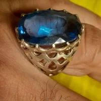 انگشتر نقره توپاز لندن اصل