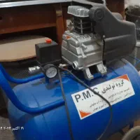 پمپ باد ۱۰۰ لیتری پیستوله و میخکوب و منگنه کوب