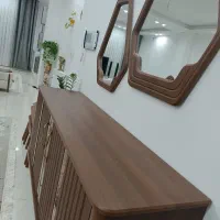 مبل نه نفره همراه با میز tv و اینه کنسول|مبلمان خانگی و میز عسلی|پاوه, |دیوار