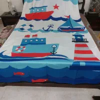 دکور پرده دوعدد ،پرده اتاق کودک،پرده زبرا|پرده، رانر، رومیزی|لالجین, |دیوار