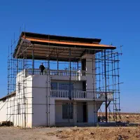 شیروانی آلاچیق جوشکاری نصب سوله پوشش سقف ویلایی