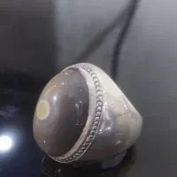 انگشتره  نقره سلیمانی تک چشم