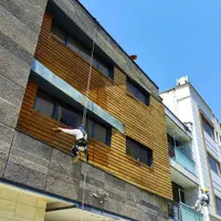 کار در ارتفاع باطناب شستشو عایق بندی  پیچ رول پلاک|خدمات پیشه و مهارت|شیراز, فرهنگ شهر|دیوار