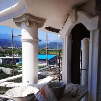 پیمانکاری سیمانکاری .نمای رومی شسته|خدمات پیشه و مهارت|کرج, چمران|دیوار