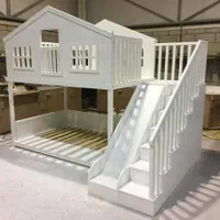 تخت خواب با پله وسرسره